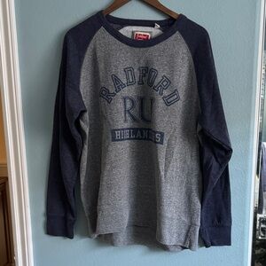 Russell Athletic Gray and Navy Radford Sweatshirt
